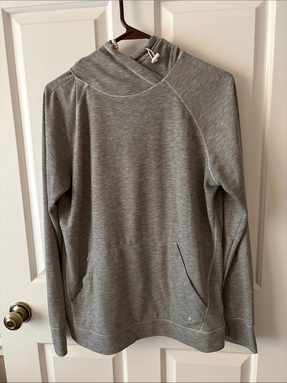 Under Armour Women's Heather Gray Hooded Pullover